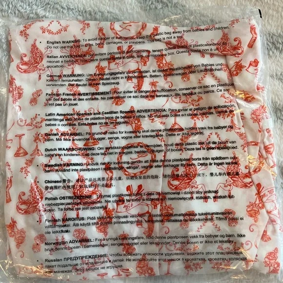 Savage X Fenty Roasted Red Fresh Ink Underpinnings Babydoll Slip - Picture 12 of 15